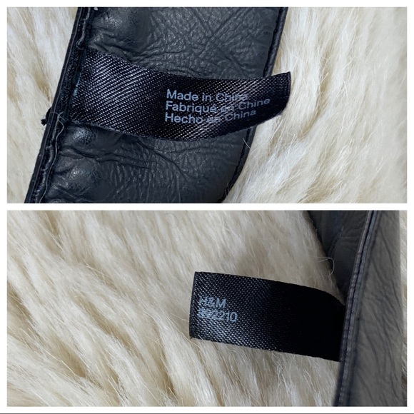 H&M Super Soft Faux Fur Tie Belt Waist Vest - Picture 14 of 14